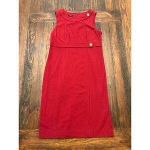 Talbots Cranberry Sheath Dress, Women's size 10